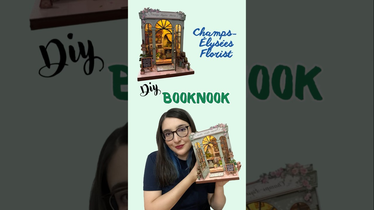 Çiçek Dükkanı Maketi💐 Champs-Élysées Florist Cutebee #DIY Booknook #meyzileyoutubeshorts #miniature