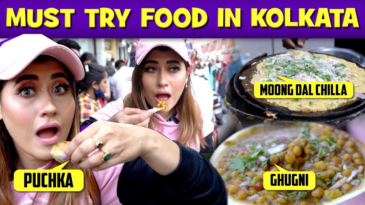 Must Try Food in Kolkata🥙 | 5 Iconic Dishes 🍲 | Street Food😋 | Sunita Xpress