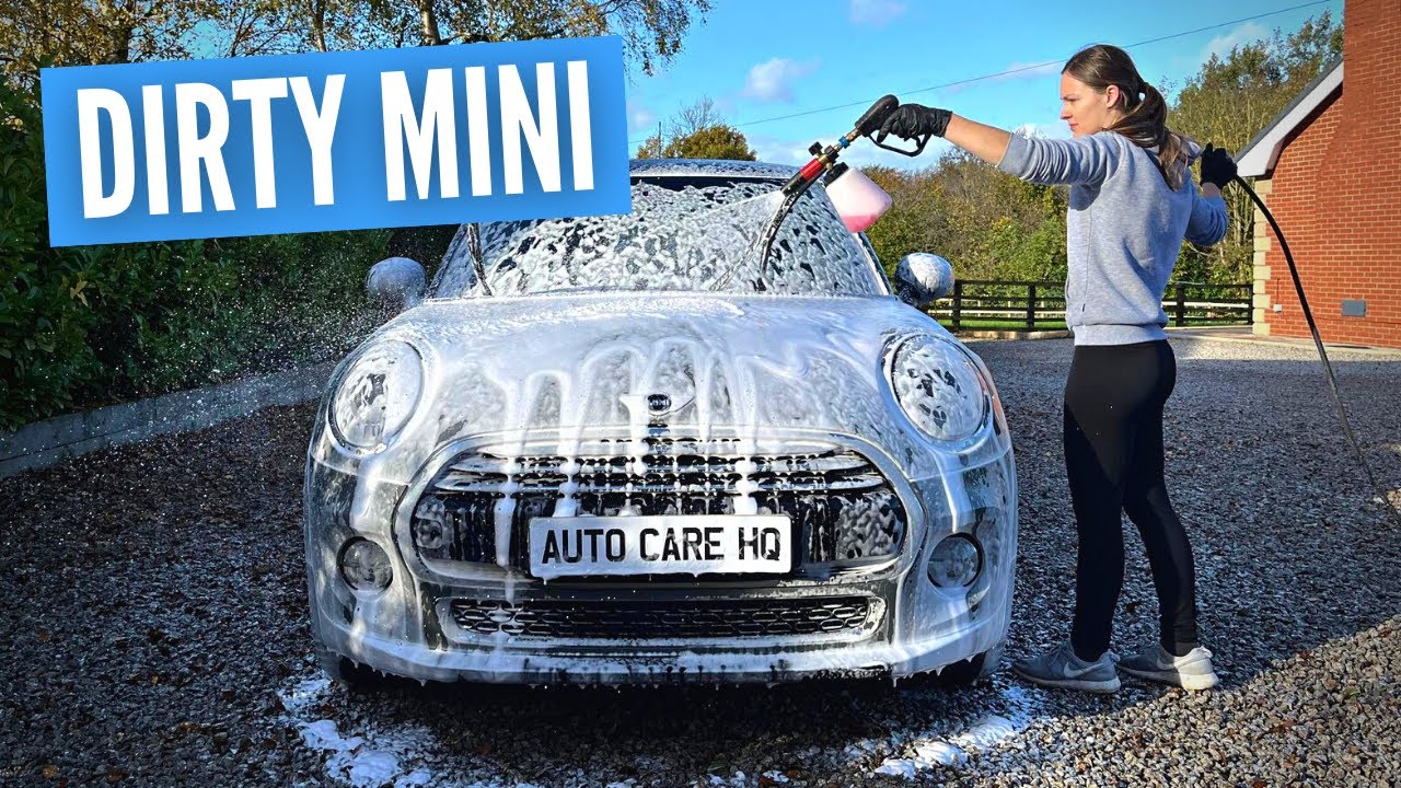 Очистка грязного Mini Cooper | Мойка и защита кузова