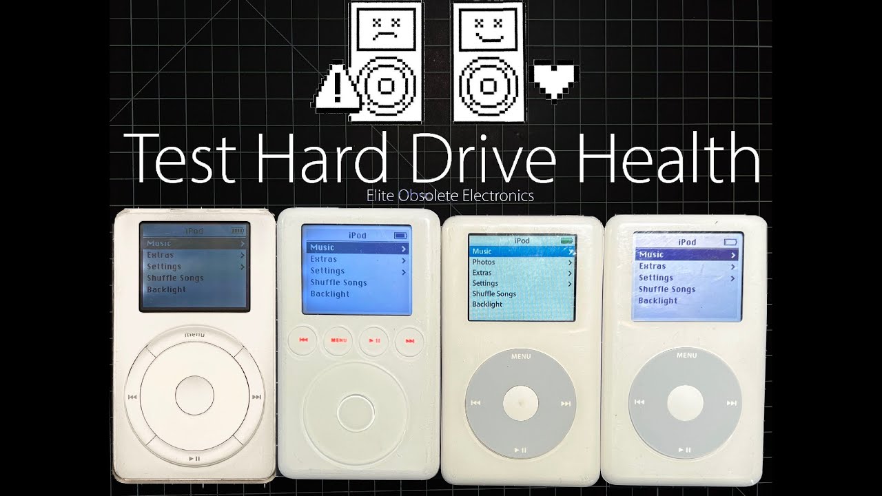 Test Hard Drive Health for Apple iPod Classic 1st 2nd 3rd 4th Generation