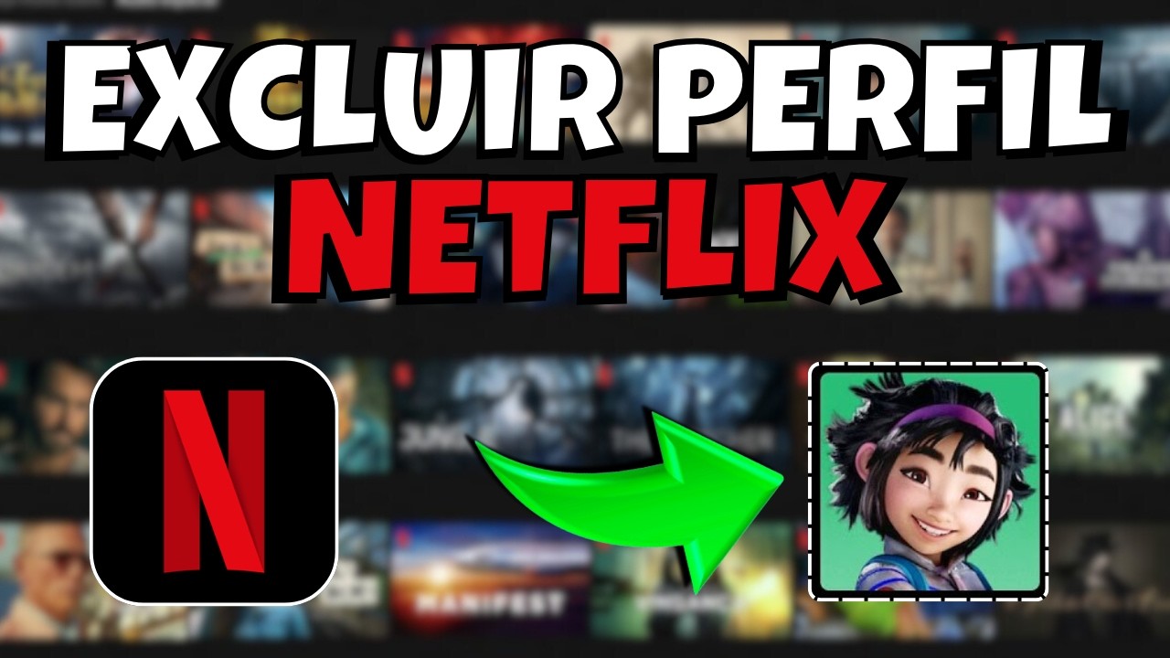 COMO EXCLUIR um PERFIL na NETFLIX (CELULAR, PC e TV) 💻✅