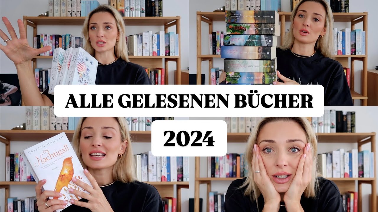 Alle Bücher, die ich 2024 gelesen haben: Romane, Thriller, Fantasy, Rom Com, Krimi | OlesjasWelt