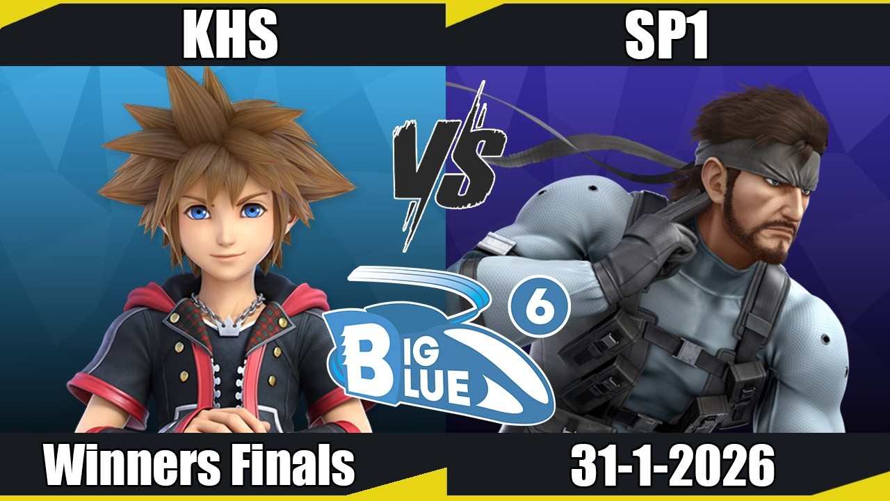 Big Blue 6 - KHS (Sora) vs SP1 (Snake) WF - SSBU