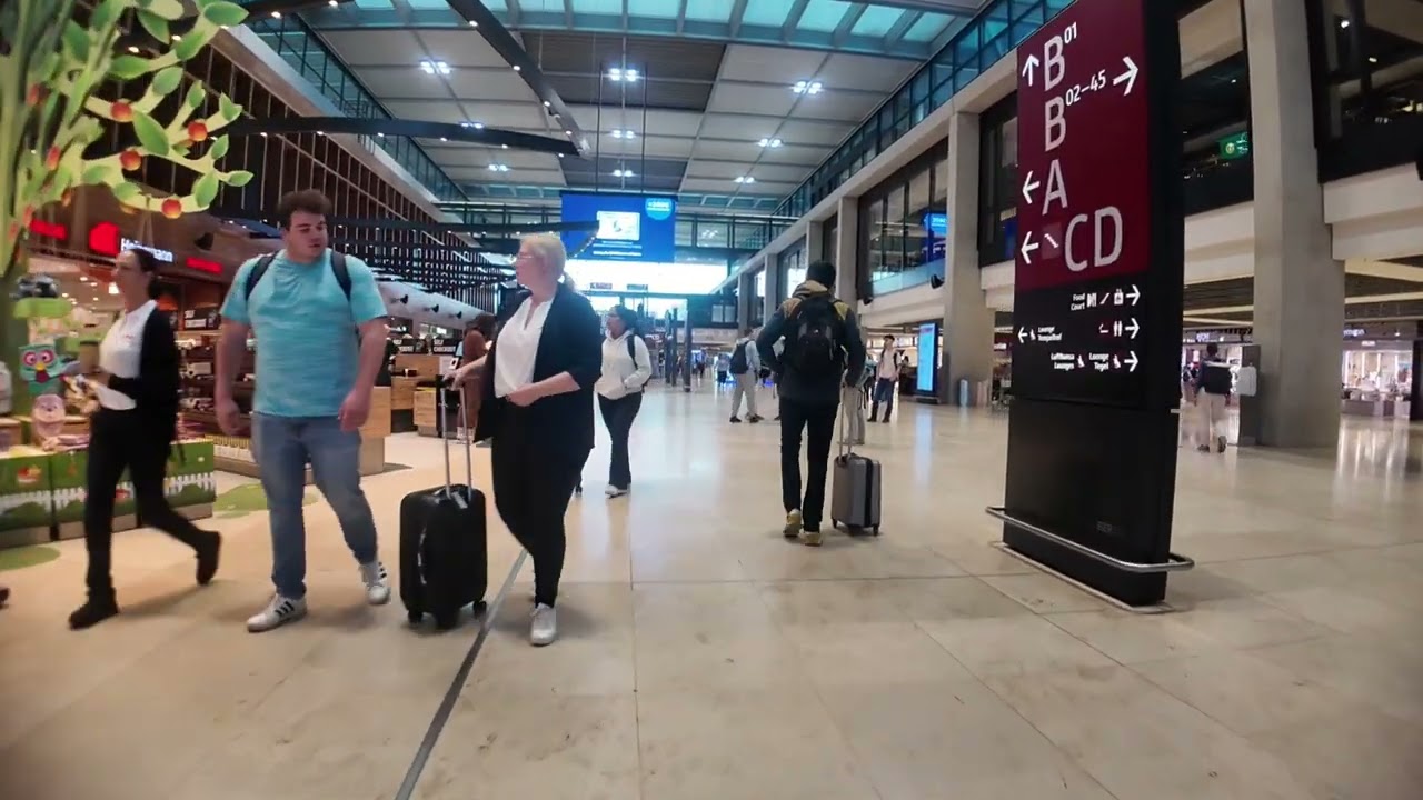 [4K] Berlin Brandenburg Airport, Germany 🇩🇪 Walking Tour 2025