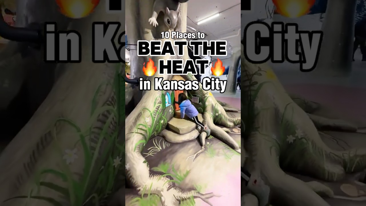 🔥 10 cool places to beat the heat in Kansas City with kids! 😎 #kansascity