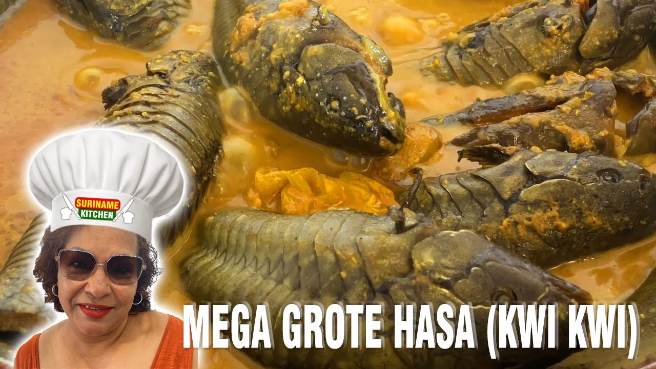 Mega Grote Kwi Kwi & Hasa Vis in Masala Gekookt! 🇸🇷 Uniek Surinaamse Keuken Recept