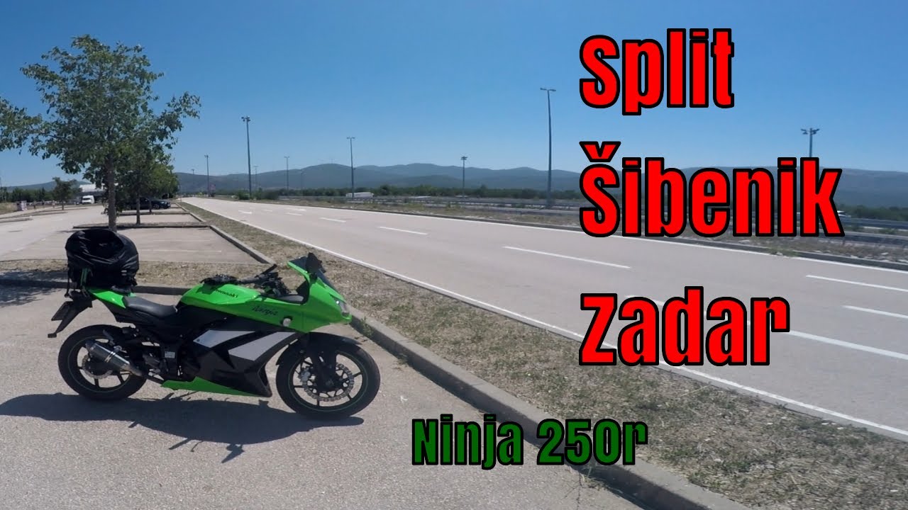 Split - Šibenik - Zadar - Kawasaki Ninja 250r - šesti deo #6