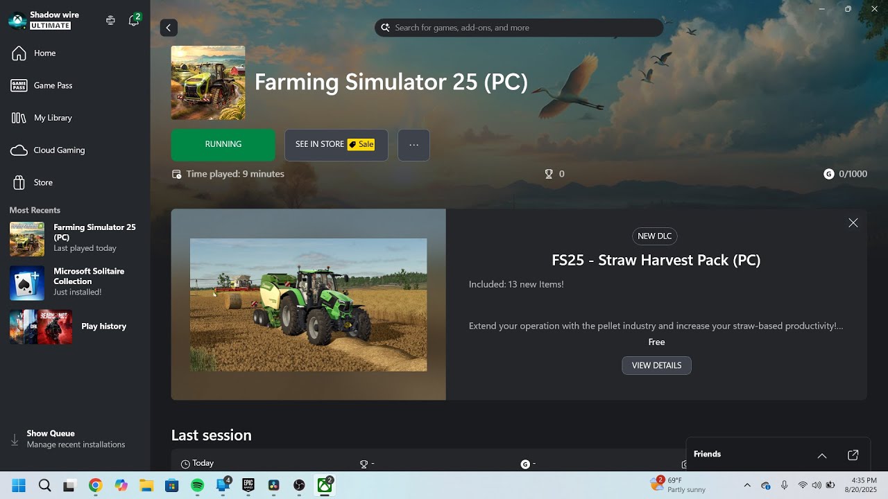 How to download mods on FS25 Xbox Game Pass (PC)