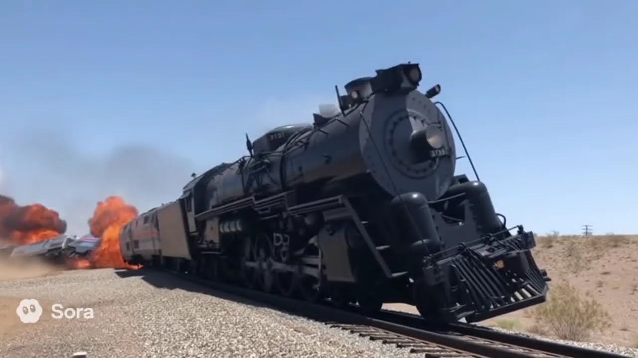Railfanning with Sora 2 AI