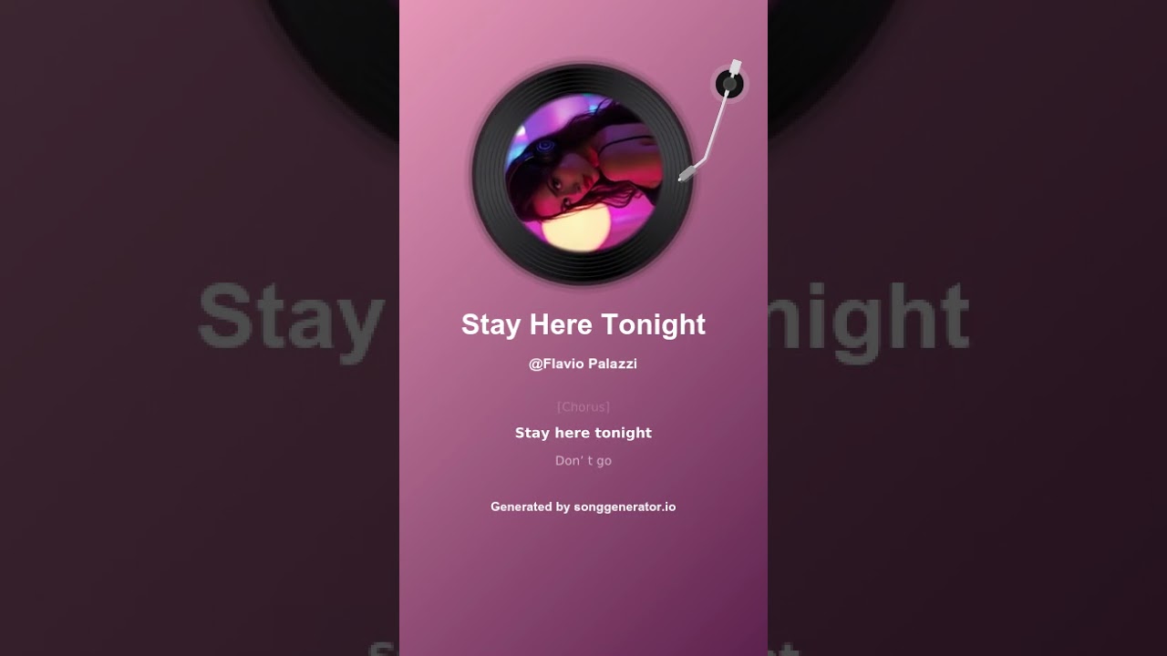 Stay Here Tonight