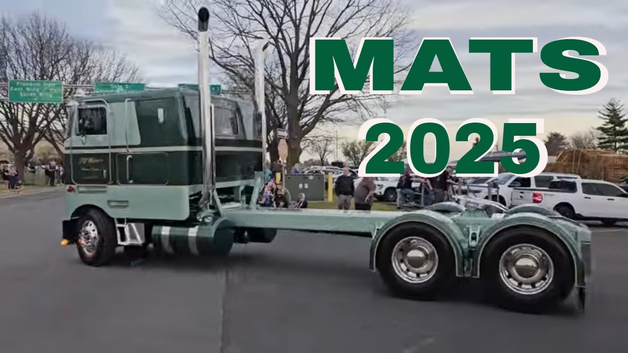 MATS 2025 Trucks Driving Around - Parade of Trucks