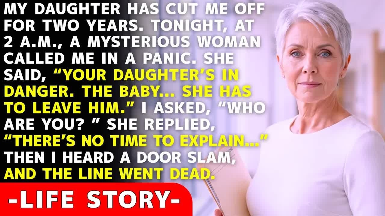 At 2 A M , A Mysterious Woman Called Me： “Your Daughter Is In Danger…” Then I Heard A Door Slam