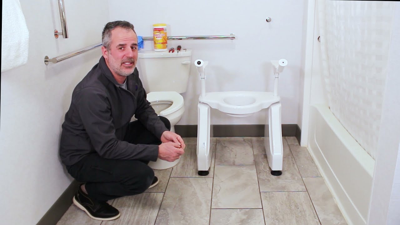 Installing The Dignity Lifts Deluxe Toilet Lift DL1