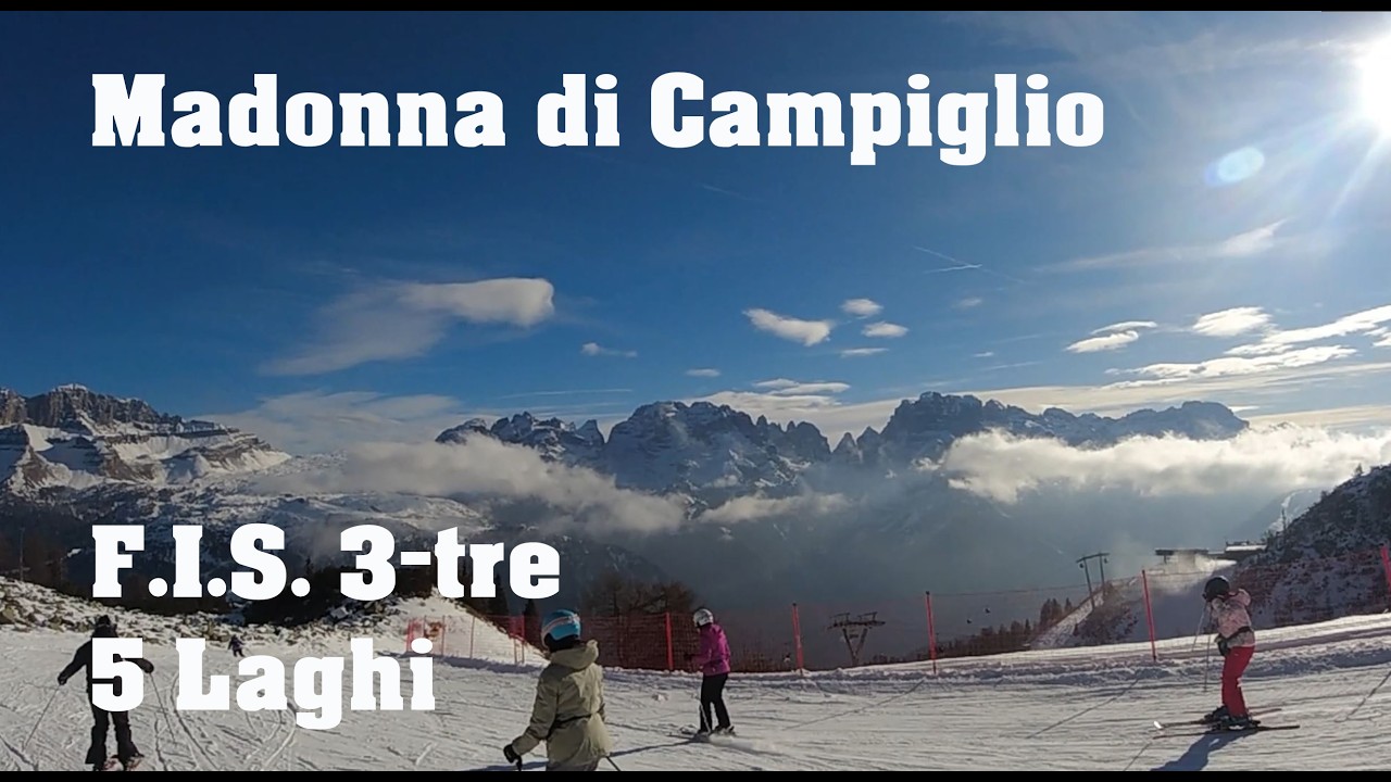 Madonna di Campiglio. Piste F.I.S. 3-Tre (88) e 5 Laghi (85)
