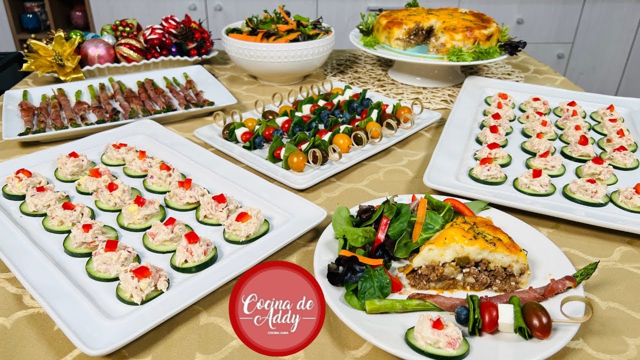 MENÚ NAVIDEÑO o FESTIVO. Sin Harina, Sin Azúcar - Grasa. Barato y Fácil p/Diabetes, Dieta, HT | Addy