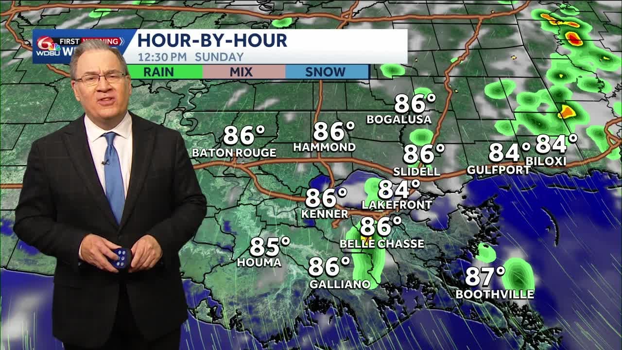 Impact Day as rain could be locally heavy