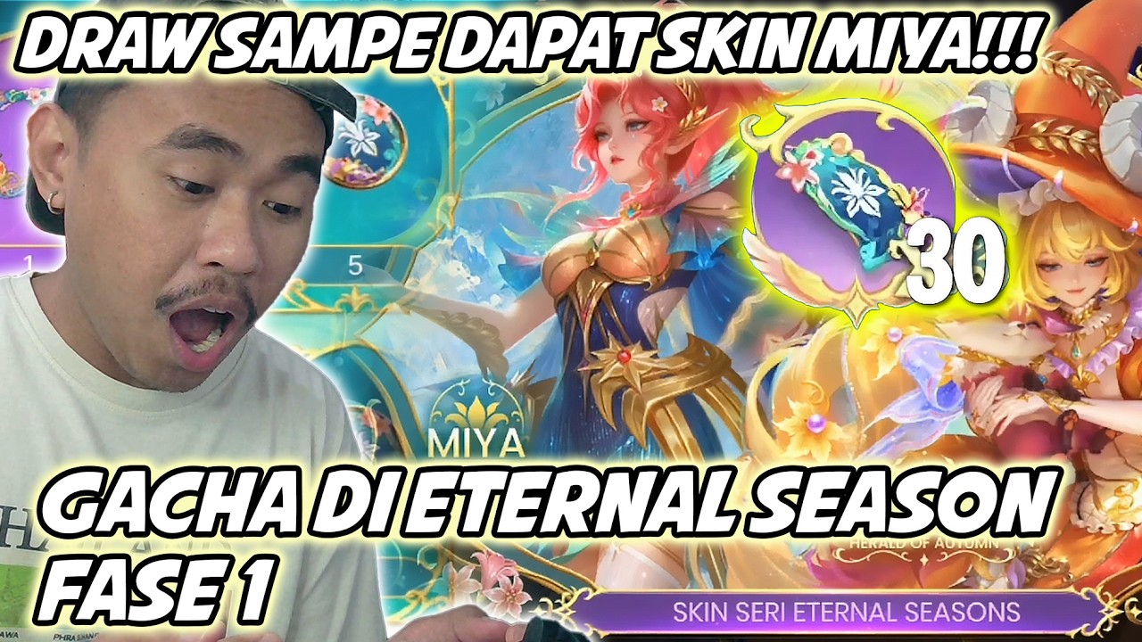 GACHA DI ETERNAL SEASONS FASE 1 ! PAKAI TIKET GRATIS DAPET APA ?! - MOBILE LEGENDS