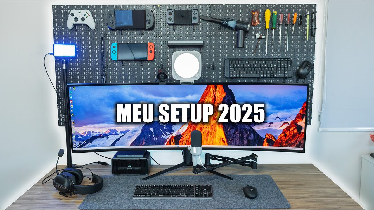 MONTEI MEU NOVO SETUP 2025, O MAIS BONITO QUE J&Aacute; TIVE NA VIDA!