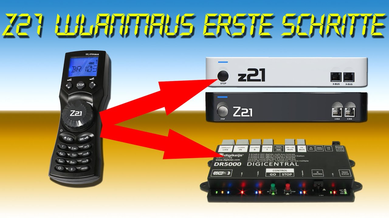 z21 WLANmaus erste Schritte & Verbindung aufbau mit Z21 - Fehler bei Digikeijs DR5000 beheben (IP)