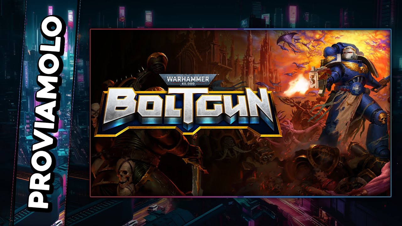 SPACE MARINE BOOMER SHOOTER! ▶ WARHAMMER 40K BOLTGUN Gameplay ITA - PROVIAMOLO!
