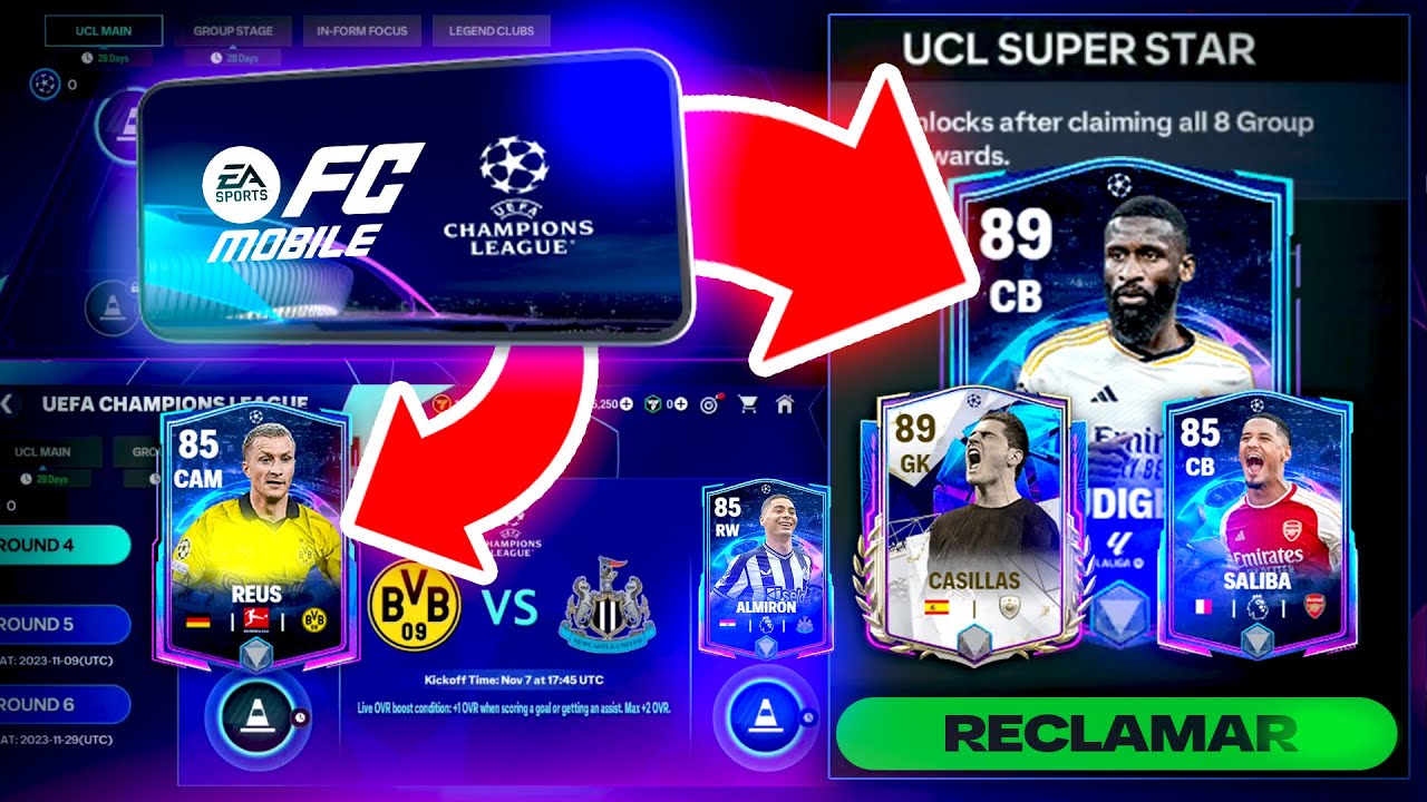 🤩 EL NUEVO EVENTO DE CHAMPIONS !!! REGALAN JUGADORES PARA TODOS EN FC MOBILE !!!