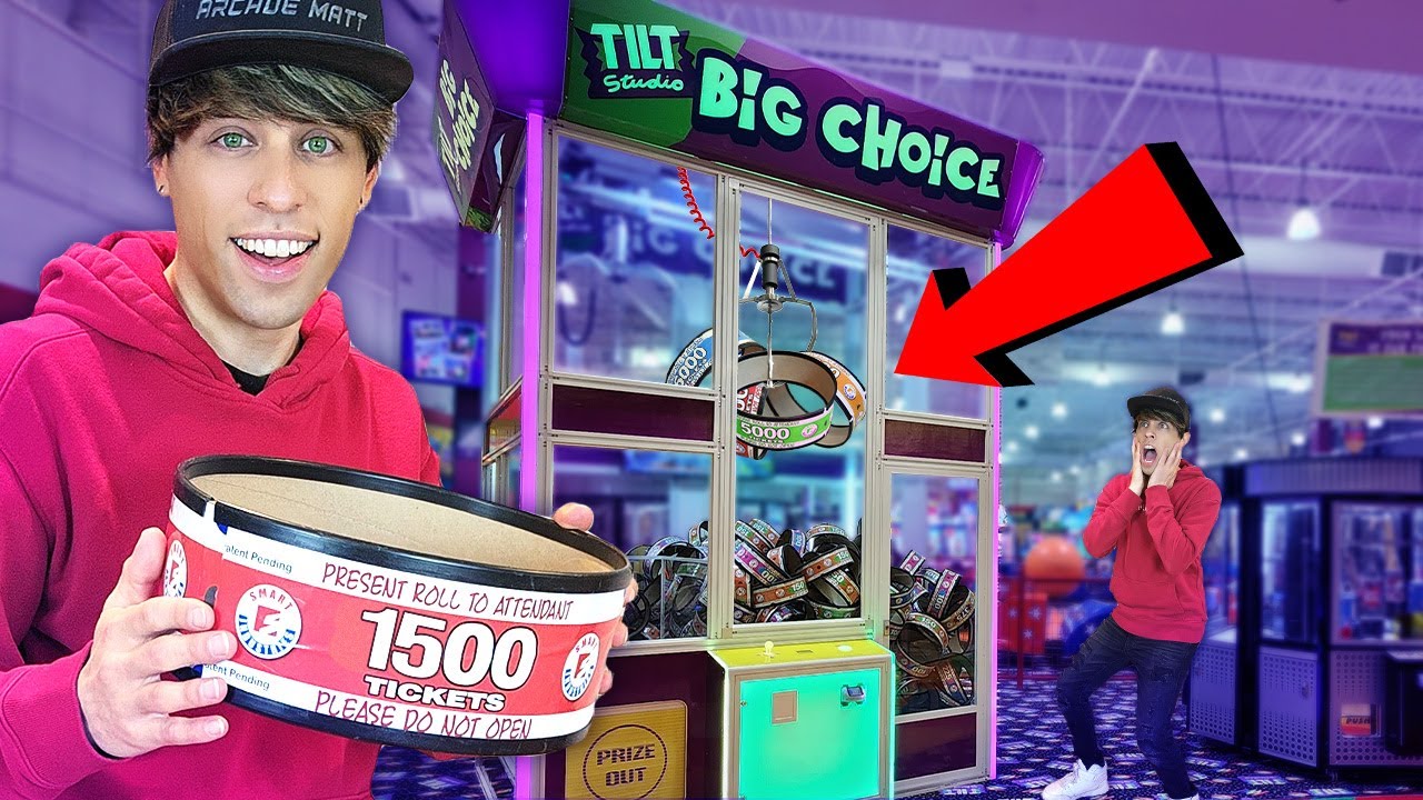 AMAZING 3 in 1 GRAB on HUGE Claw Machine!! *BIG WIN*