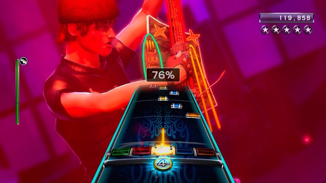 Hells Bells (Studio Version) - AC/DC Guitar FC (Custom) Rock Band 3 HD Gameplay Xbox 360