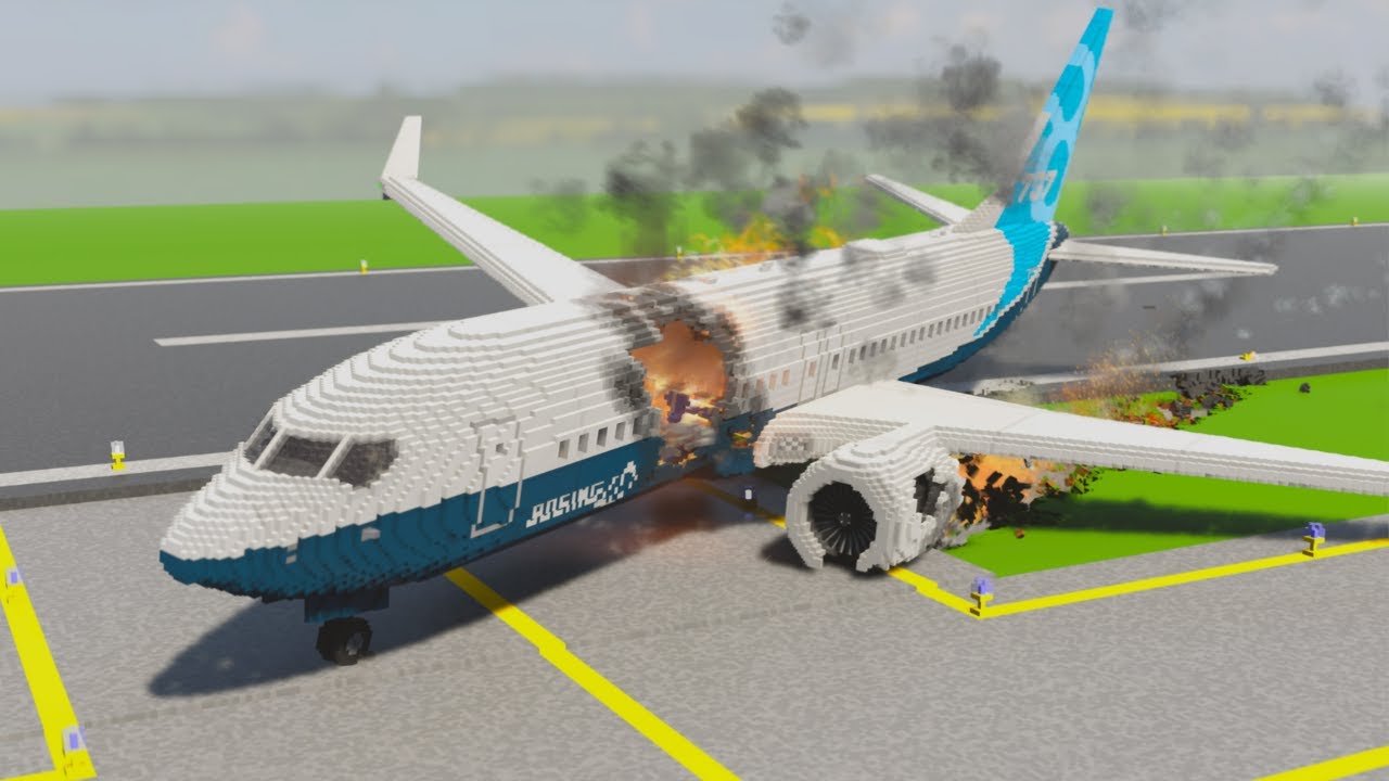 Realistic Airplane Crashes and Destructions #2  Teardown