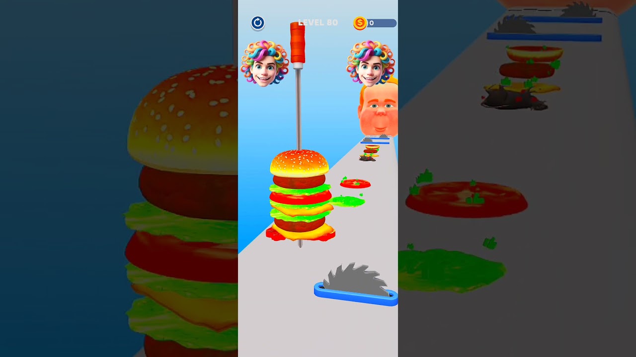 Food run VHK GAMER XXL Sandwich 🥪 level 100+ ✅ #shorts #gaming #youtubeshorts #vhkgamer