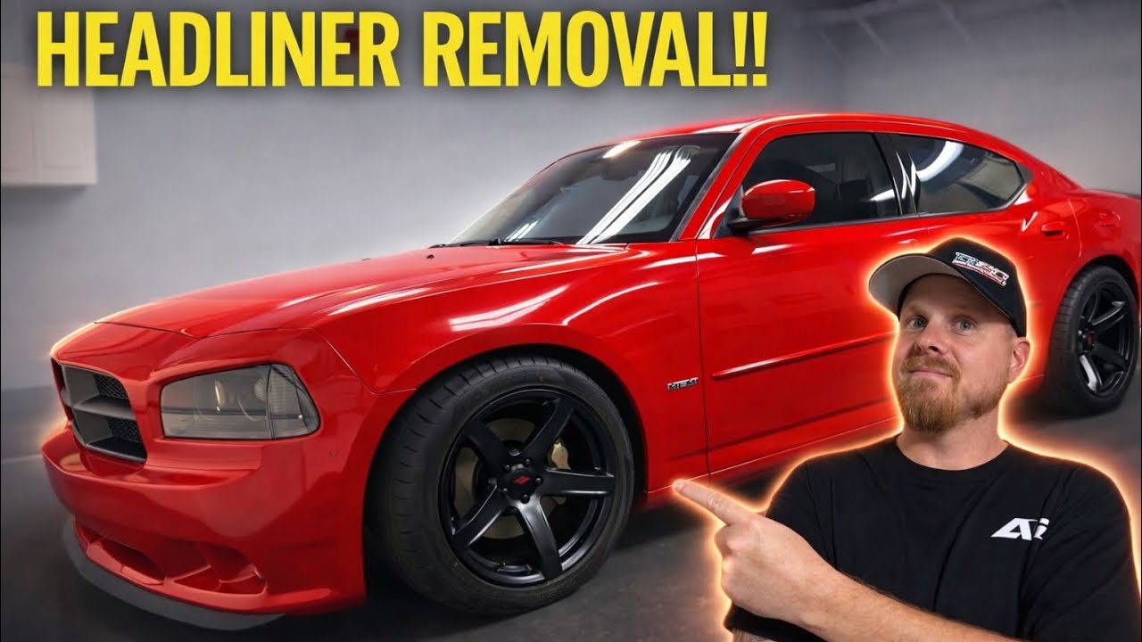 Инструкция по снятию обшивки потолка Charger 2006-10!