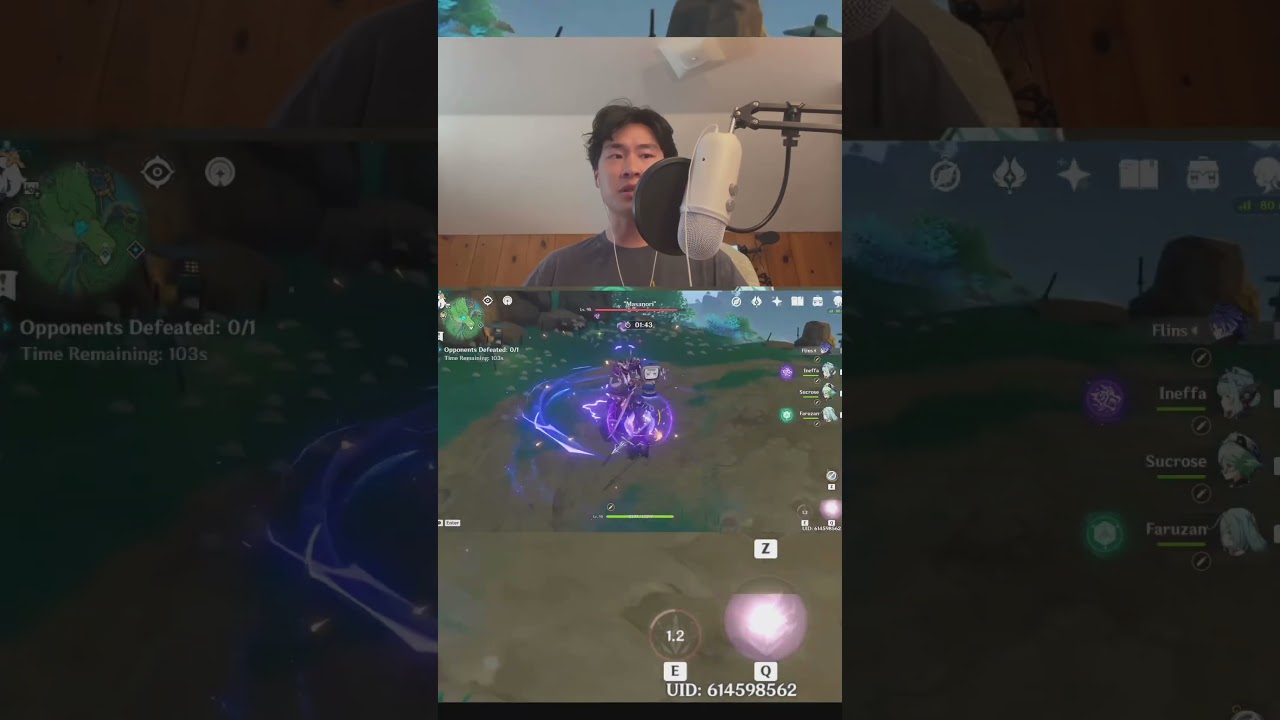 flins 3 mini burst ar c0r0 #genshinimpact #genshin #games