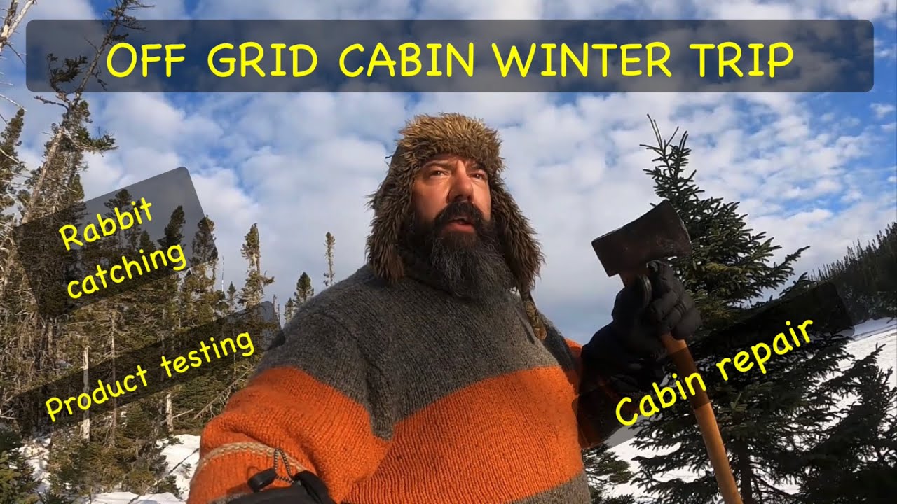 ❄️OFF GRID CABIN WINTER TRIP❄️