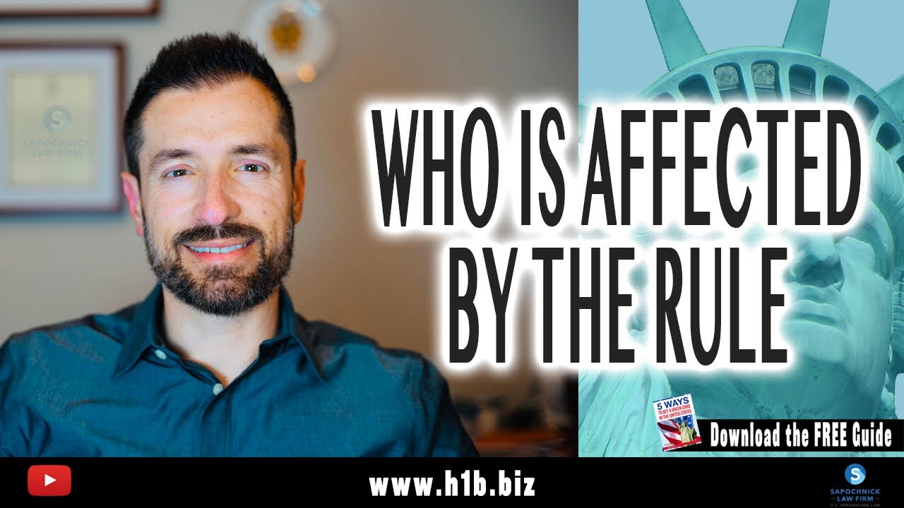 Who is affected by the Public Charge Rule in 2020?