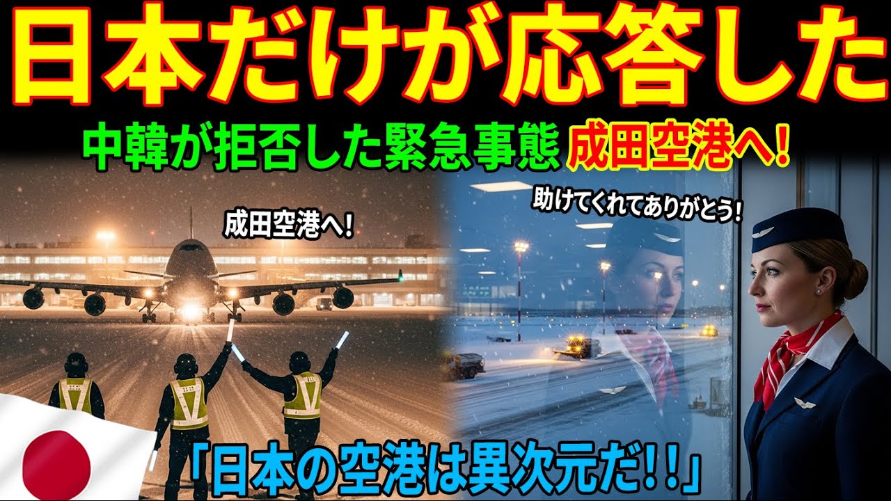 【海外の感動話】アジア中の空港が拒否したSOS... 日本だけが「着陸許可」を出した！燃料切れ寸前の機内でフランス人CAが見た