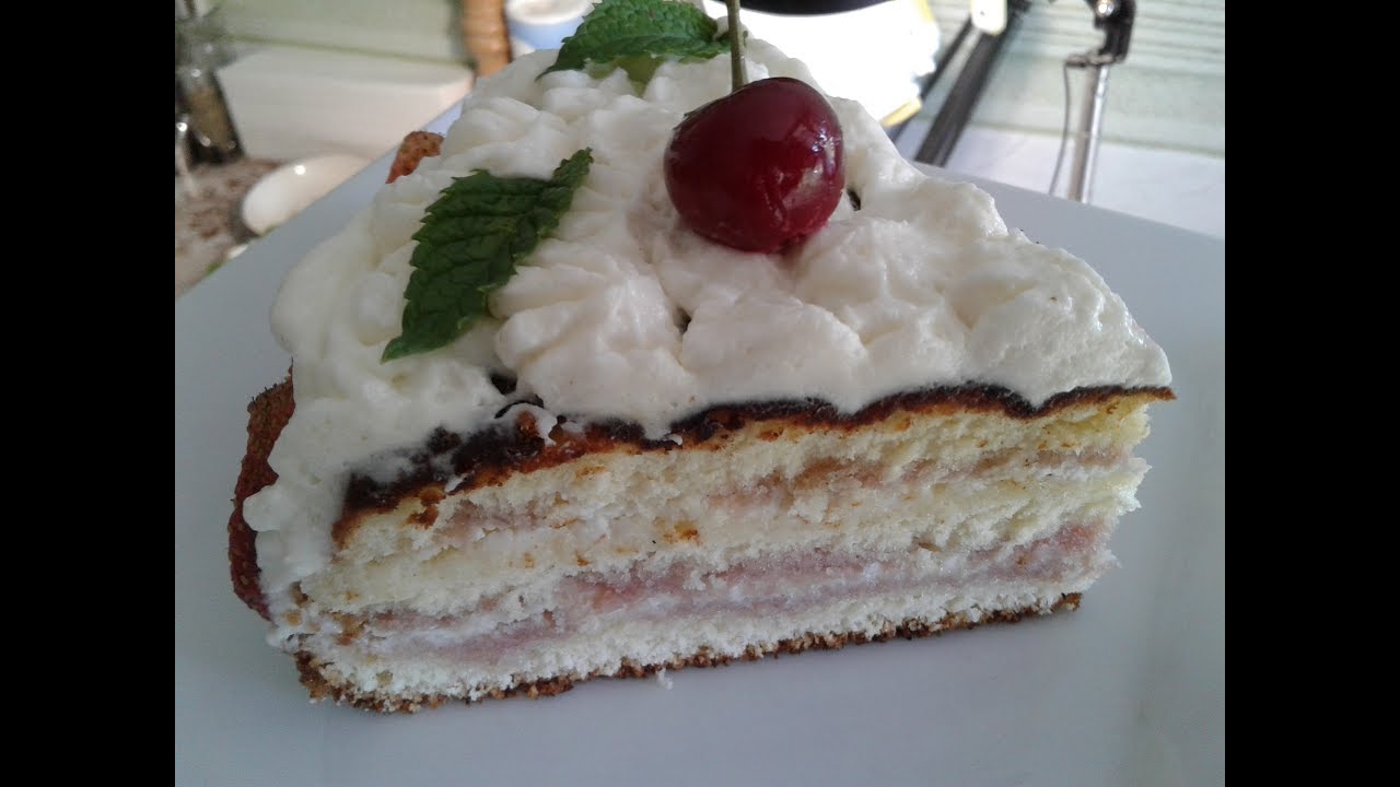 ВКУСНЫЙ БИСКВИТ С КЛУБНИЧНО КОНЬЯЧНОЙ ПРОПИТКОЙ!