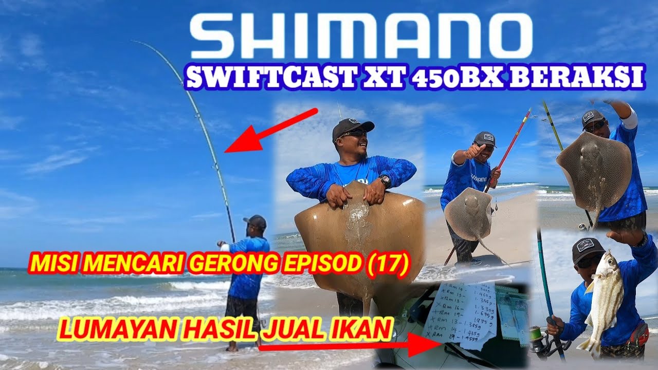 PANCING DAN JUAL HASIL TANGKAPAN #surfcasting #fishing #shopee