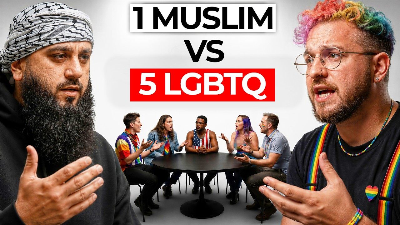 1 Muslim vs 5 LGBTQ (HEATED DEBATE)