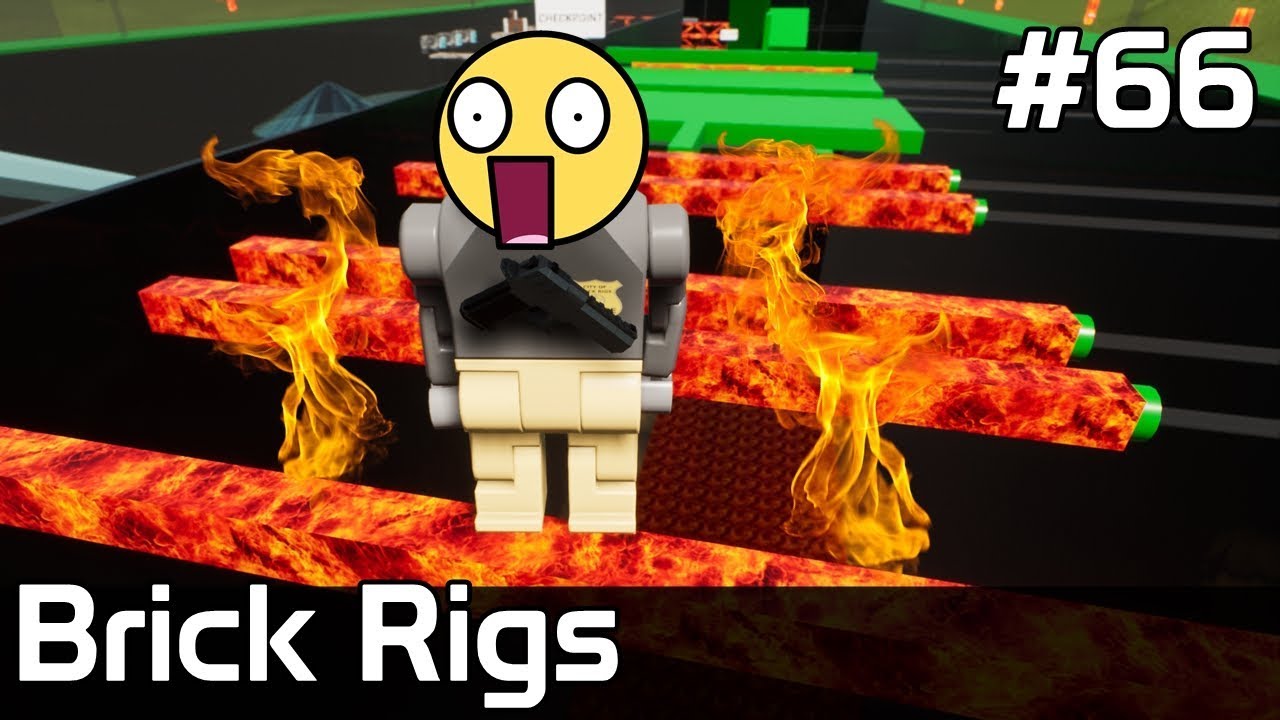 Brick Rigs PL [#66] EKSTRA Tor Przeszkód z LAWĄ /z Plaga