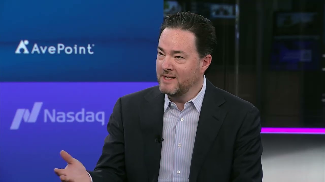 AvePoint SVP Scott Sacket, Live at Nasdaq MarketSite