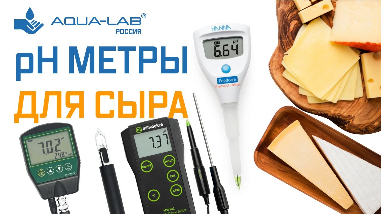 Как выбрать pH метр для сыра и полутвердых сред