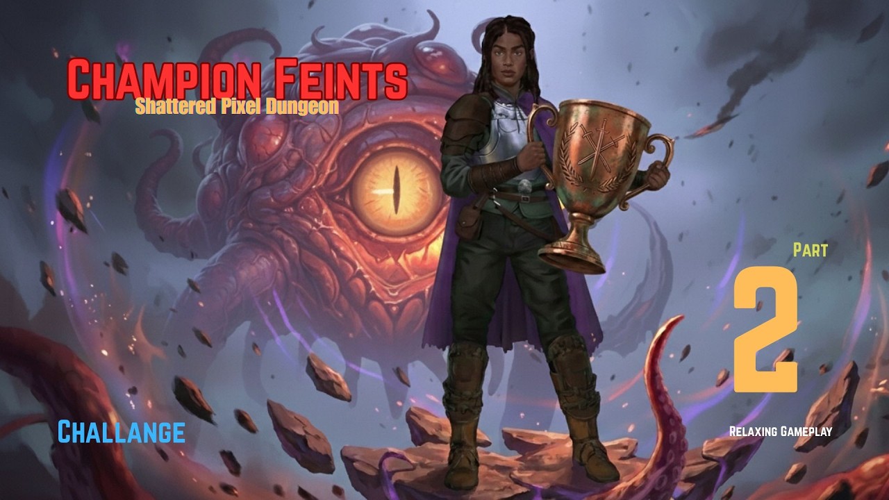 Shattered Pixel Dungeon Champion Feints | Badder Bosses Challenge True Ending Gameplay (Part 2)
