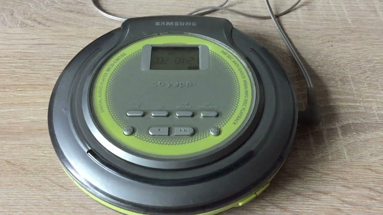 Vintage digital audio player MCD-CM150, mp3 player SAMSUNG