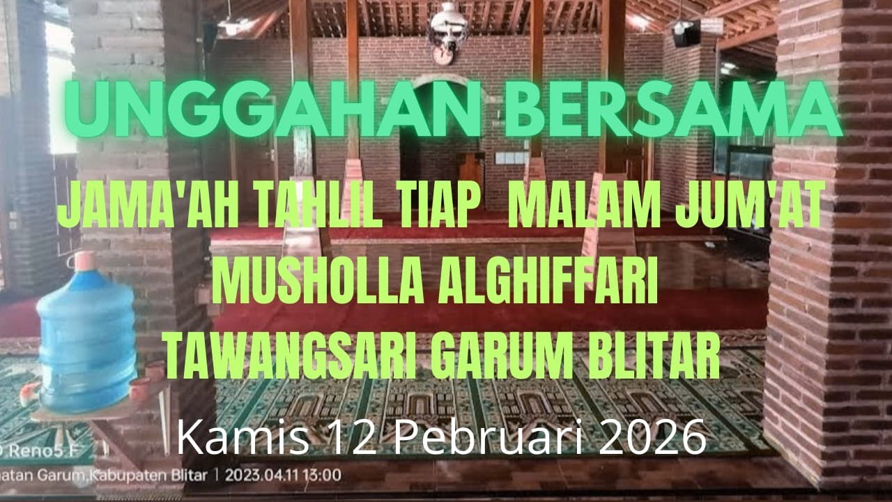 Unggahan Bersama Jama'ah Tahlil Musholla Alghiffari