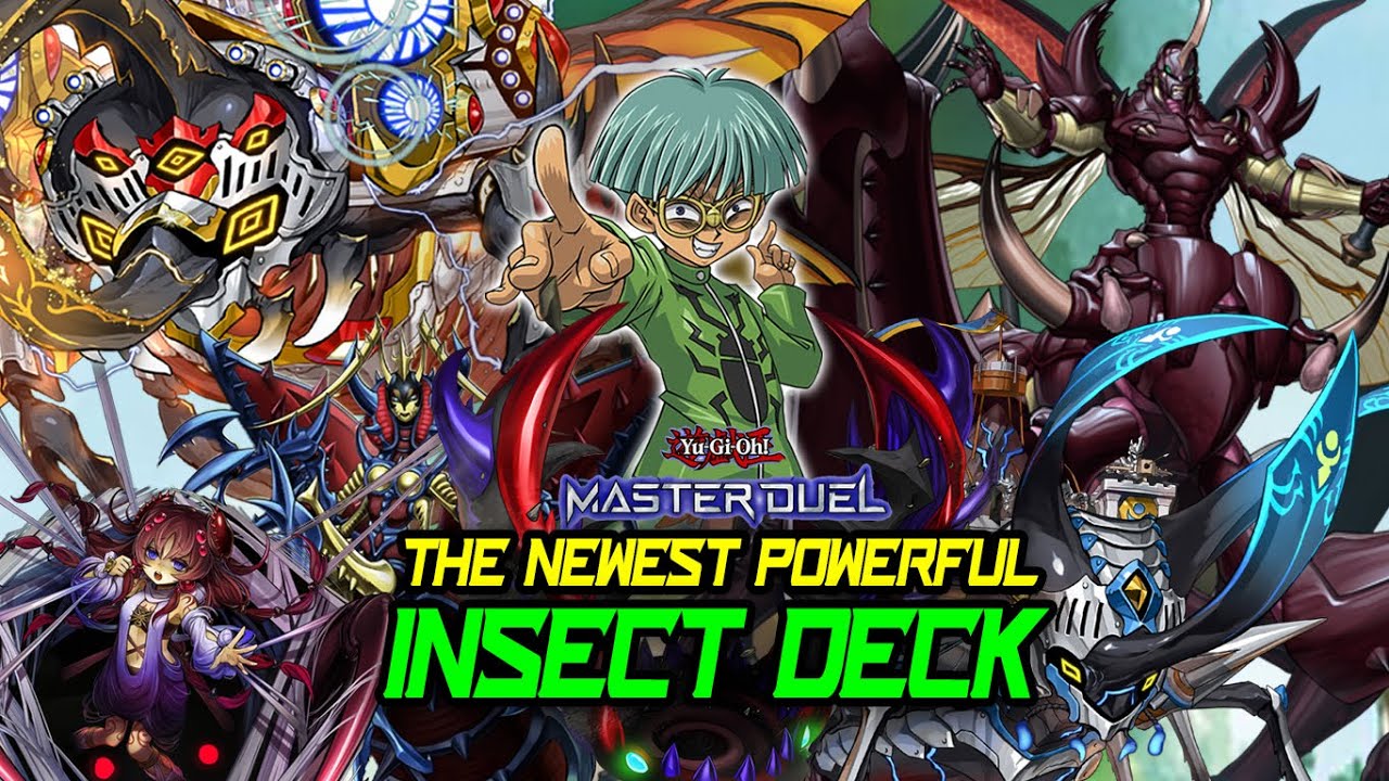 the newest powerful insect deck in Yugioh Master Duel