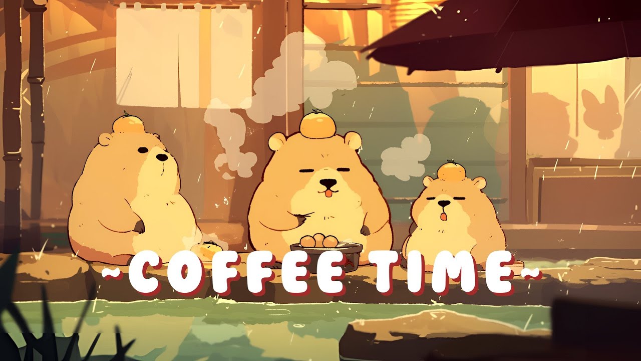 [60 Minutes] Capybara Lofi Music Station | Chill Beats to Help You Relax ✨ | Focus Helper
