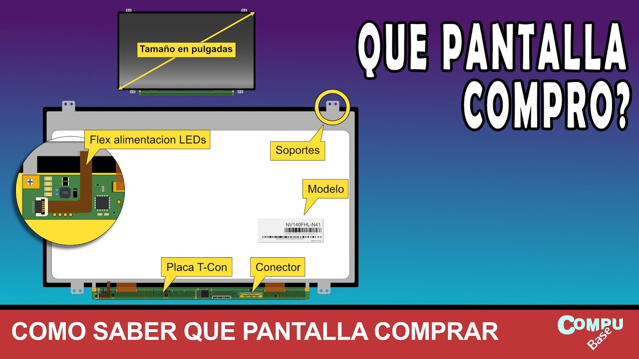 Como cambiar pantalla de cualquier notebook