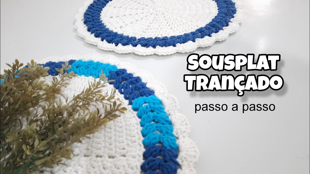 Sousplat Trançado #edilenefitipaldi