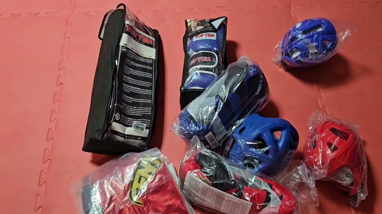 Equipment TOPTEN and CENTURY for  WAKO Kickboxing World Championship 2024-Unboxing