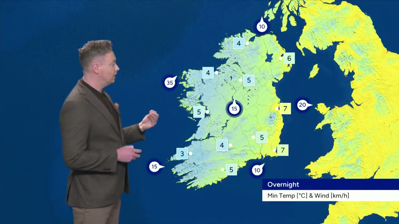Irish weather forecast 02 Mar 2026 | Nine O'Clock Weather