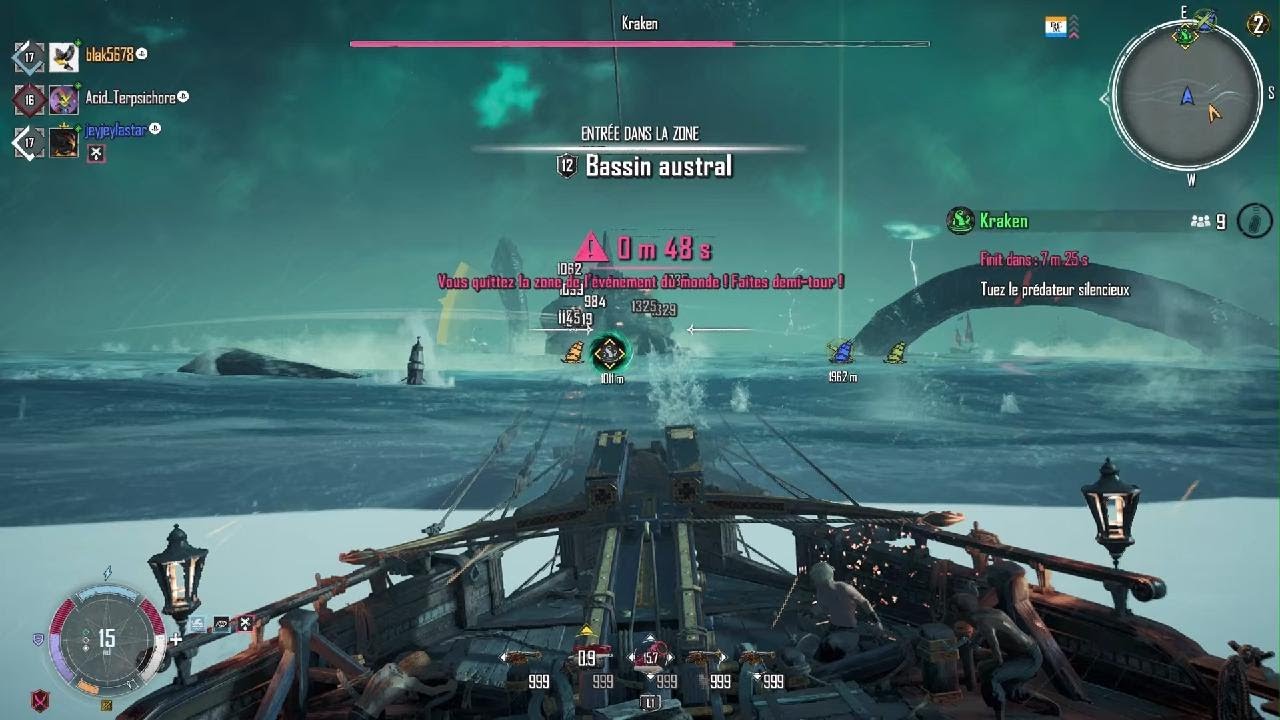 SKULL AND BONES_démonstration du build kraken